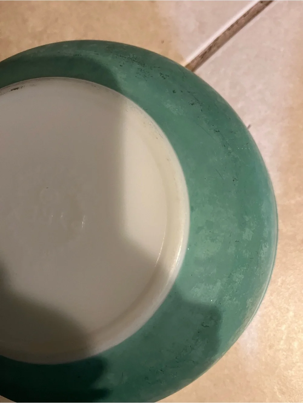 N/A green pyrex